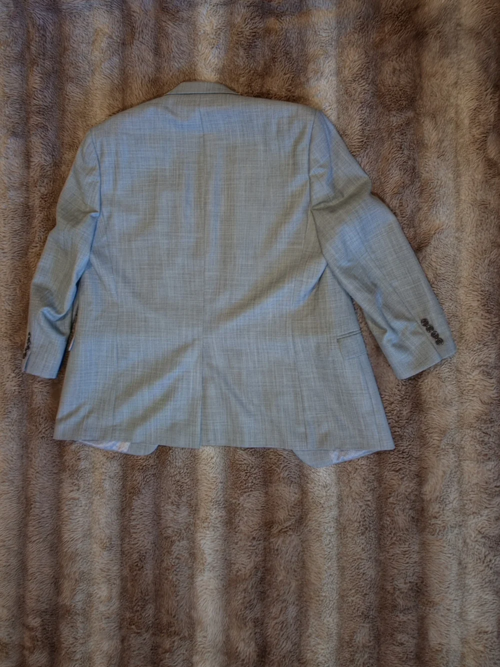 Chaps Men's Light Gray Two-Button Blazer Sport Coat Size 44R